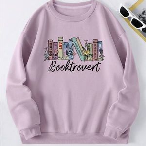 Stellar book lover fleece sweater🌙